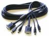 1 to 3 PS/2 customized KVM cable 1.8m (PS-2 or USB) 