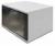 Single Wallmount Enclosure with openable side panels 600x450| 6U