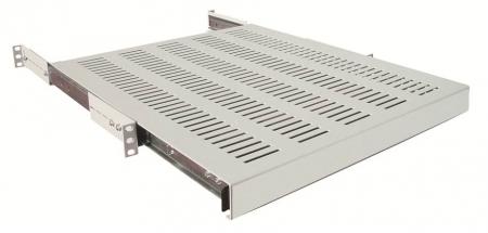 19" 1U Sliding Shelf 800mm