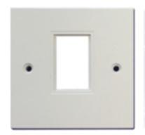 Volition UK LJ6C faceplate 1 port 