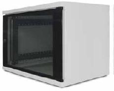 Single Wallmount Enclosure with Sliding Rails 600x600 | 11U